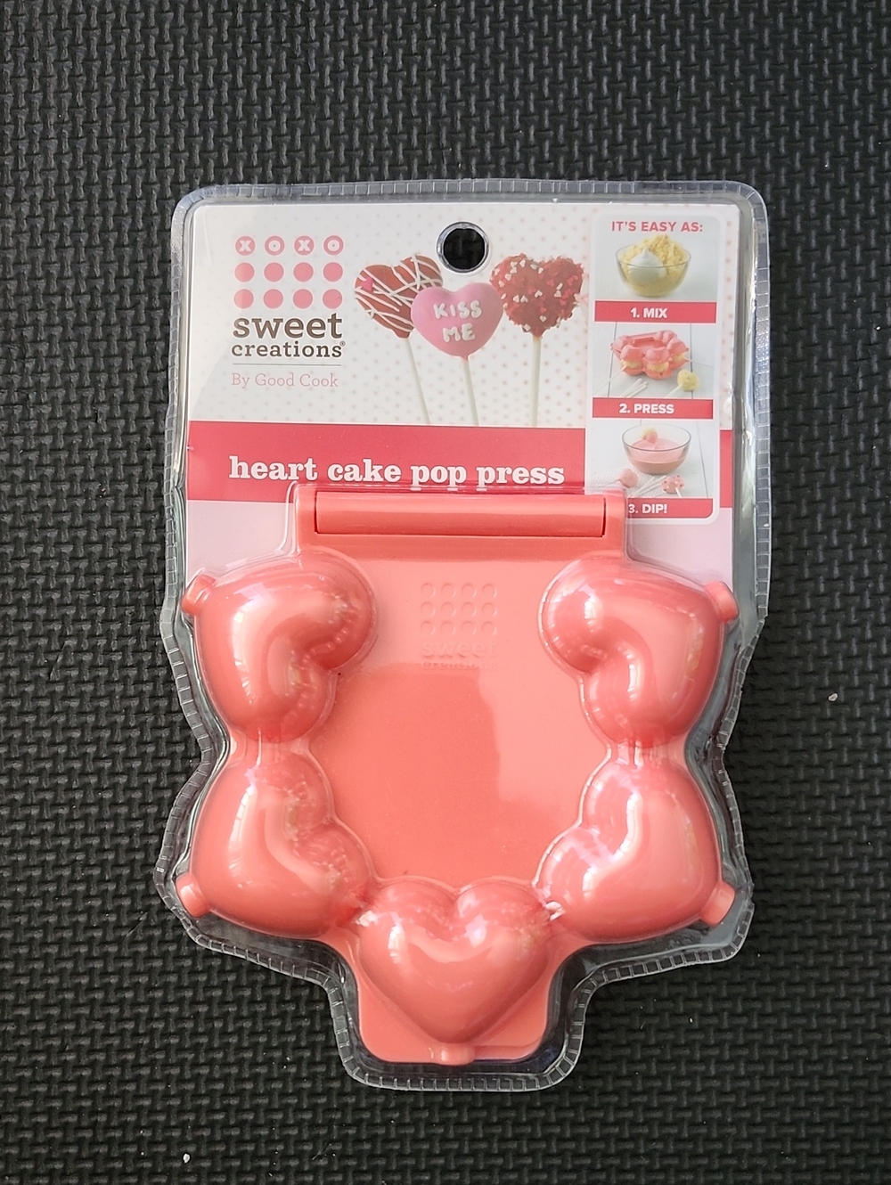 Pink Heart Cake Pop Press
